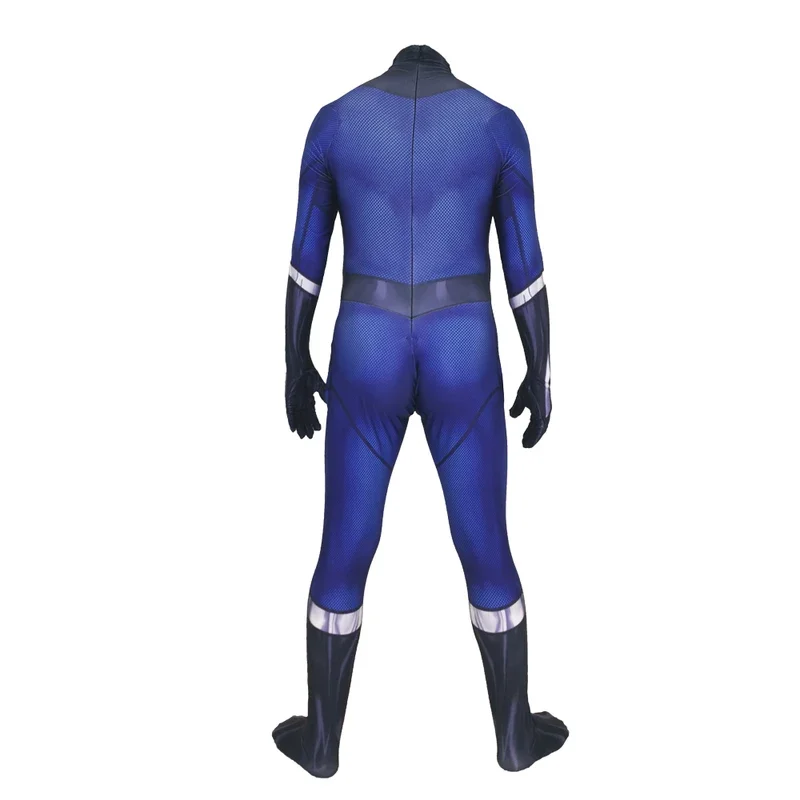 Adult Men Kids Movie Fantastic Four Cosplay Costume Superhero Zentai Party Bodysuit Jumpsuit