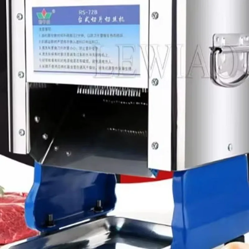Commercial Electric Meat Slicer Automatic Wire Cutter Desktop Slicer 550W Meat Grinder Dicing Machine Food Processor