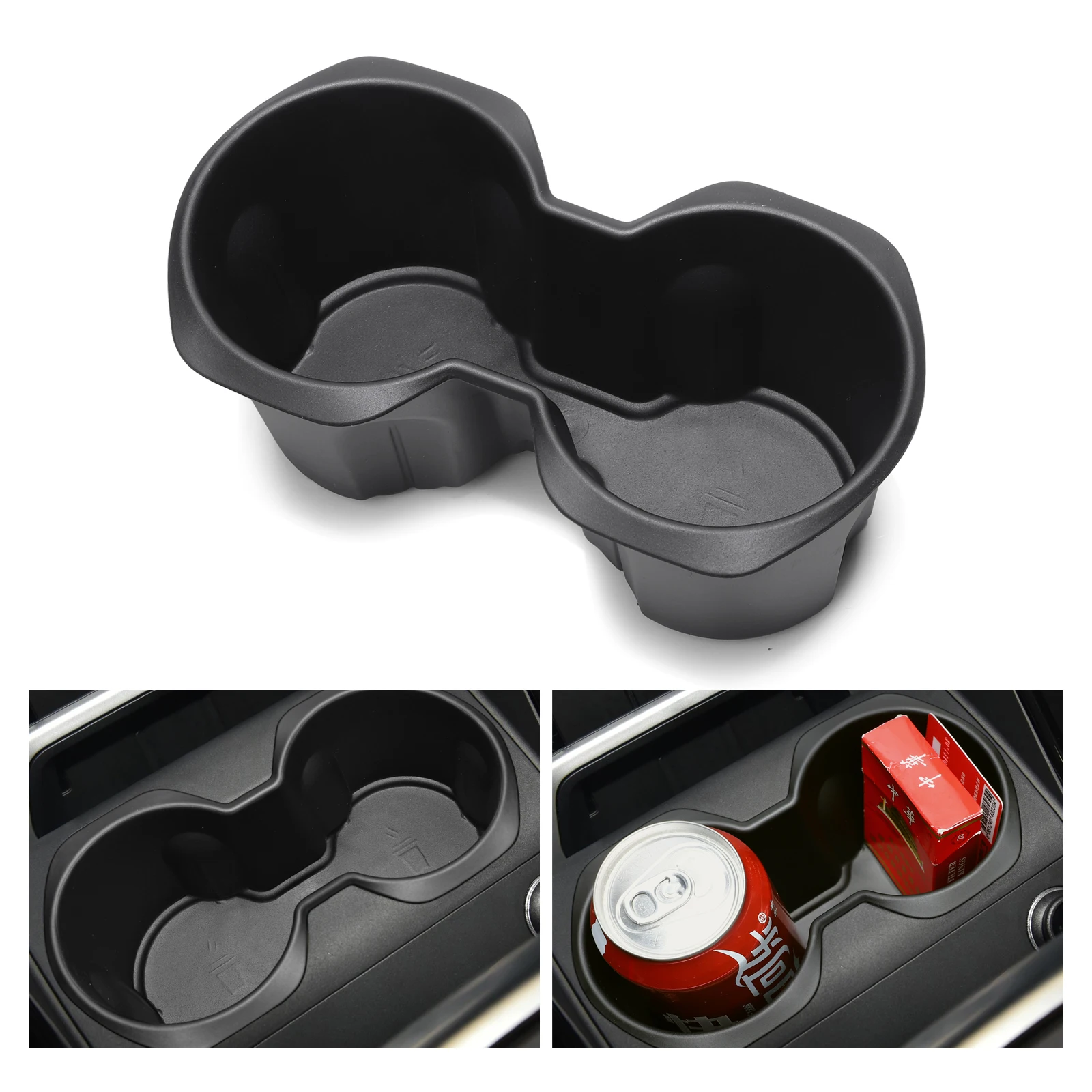 

Для BMW X1 IX1 2022 2023 гг. Коробка для хранения подстаканников для BMW 2024 X2 IX2 Амортизирующий центральный подлокотник Поднос для чашки TPE Tidying