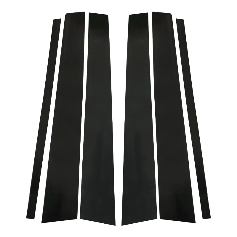 6Pcs Glossy Black Pillar Posts Window Cover Fit For Volvo XC90 2003-2010 2011 2012 2013 2014 Door Side Trim Sticker Accessories