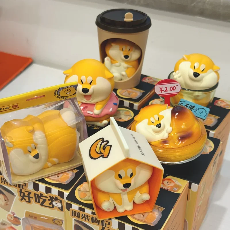 

Китайская волчья ягода, серия вкусных собак, слепая коробка, милая кукла-собака Чай, настольное украшение ручной работы, сюрприз, модная слепая коробка, игрушка