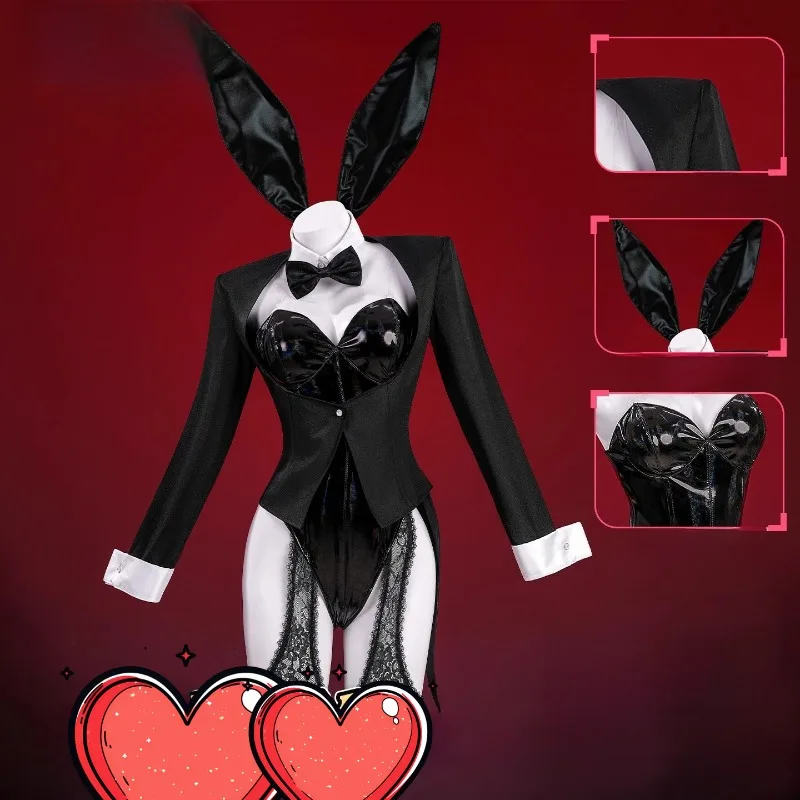 

Anime Kitagawa Marin Cosplay Costume Bunny Girl Black Sexy Dress Role Play Outfit with Accessories Full Set for Women Pre Sale
