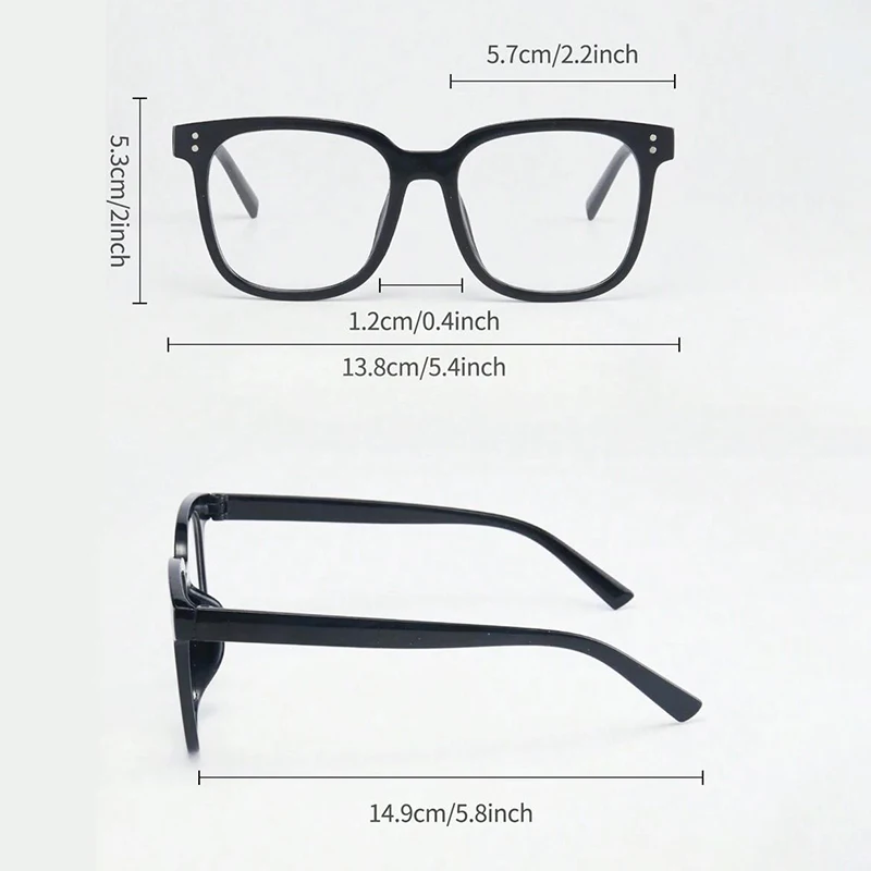إطارات النظارات الرجعية والأنيقة ذات المظهر الطبيعي إطارات النظارات العادية الرجعية والأنيقة لمظهر طبيعي #4