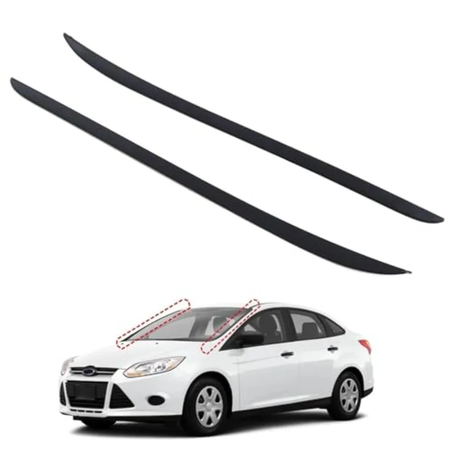 

Windshield Pillar Molding Driver and Passenger Side Compatible with Ford Focus 2012-2018# CP9Z5803137A
