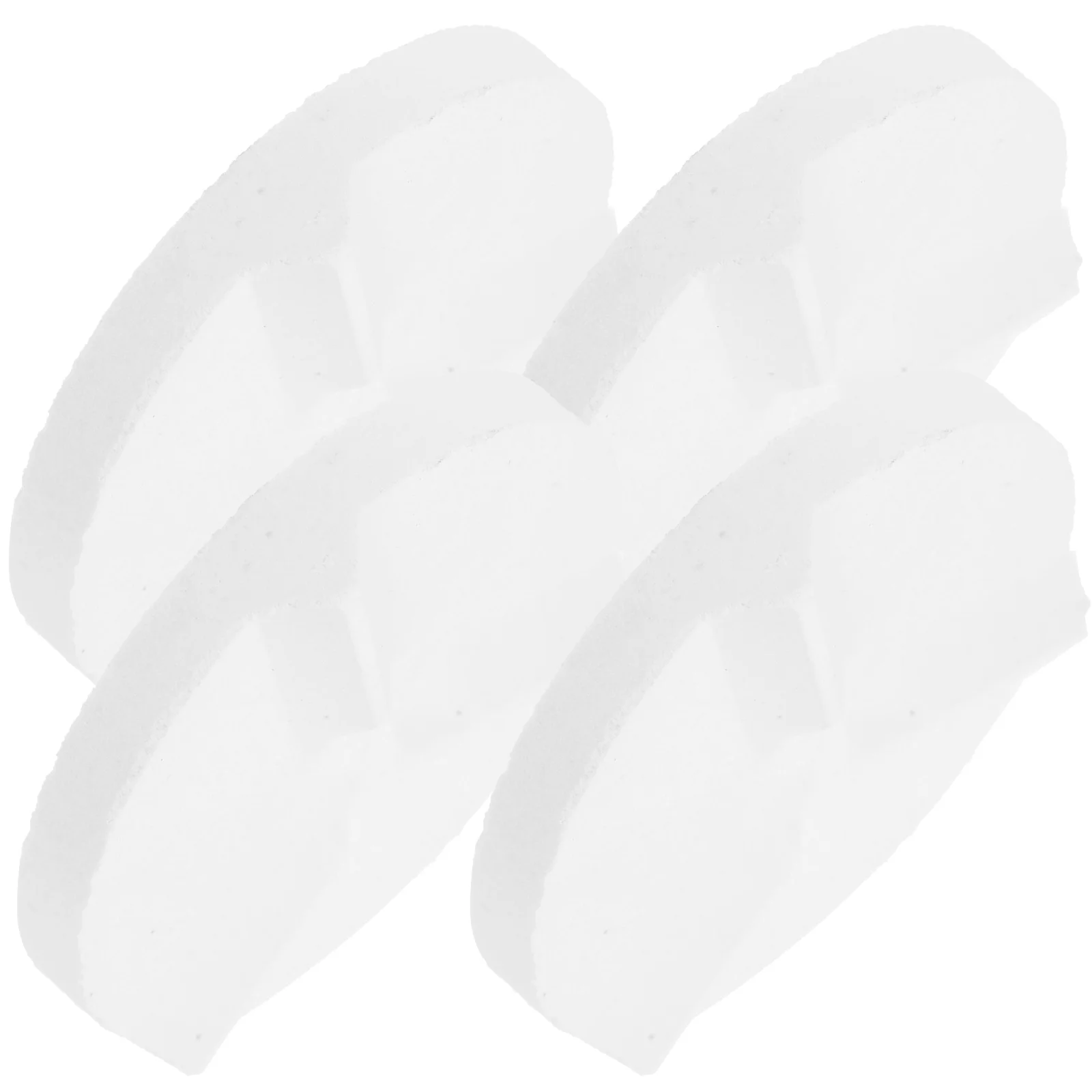 

4pcs Anti-Flow Glaze Gasket Sculpting Support Pad Aluminum Oxide Ceramic Supplies Ceramics Refractory Support Mat Moveable Clay