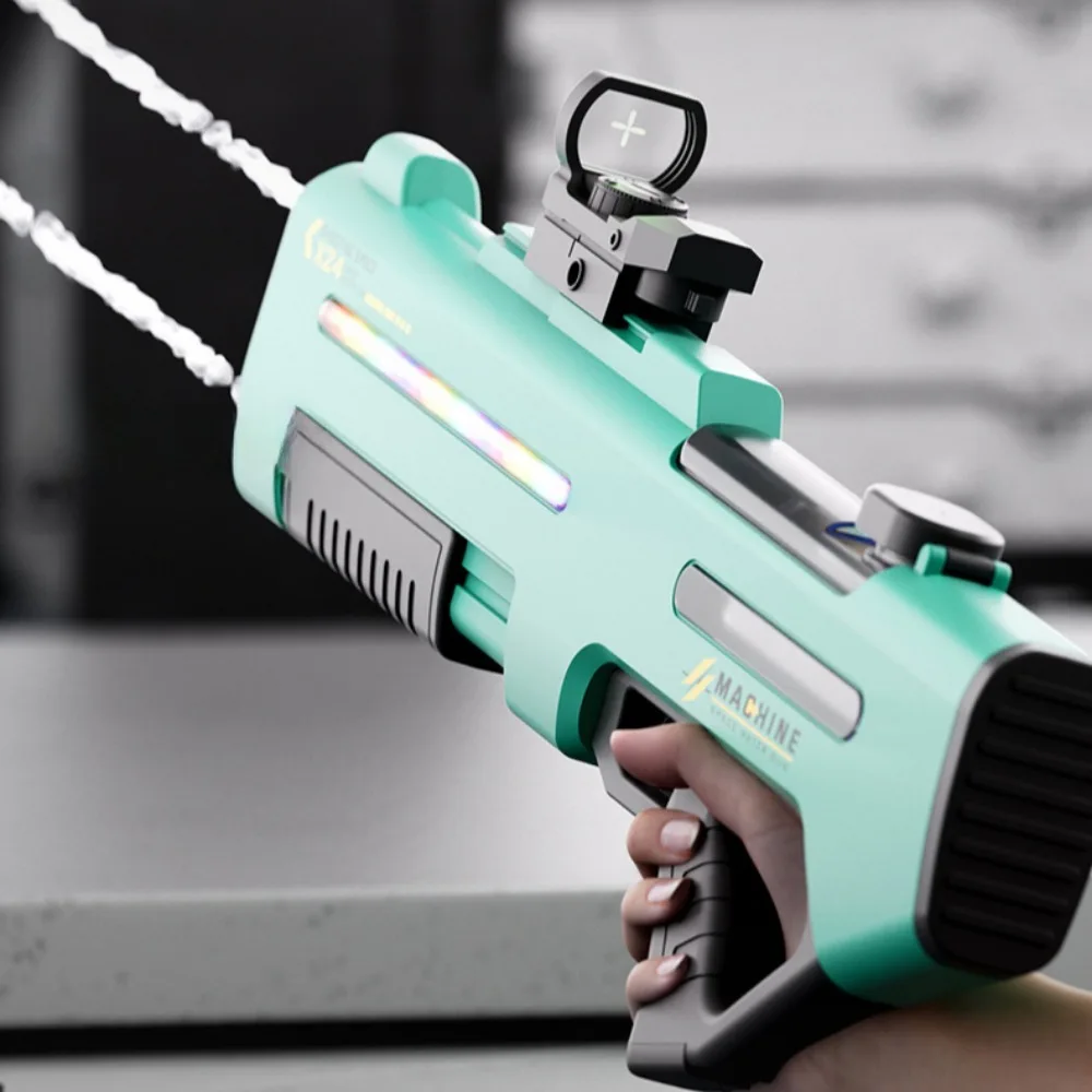 Lectric Raum Wasser Pistole Automatische Absorbieren Wasser Dual Modus Sommer Outdoor Pool Kampf Spiele Wasser Blaster Pistolen Spielzeug
