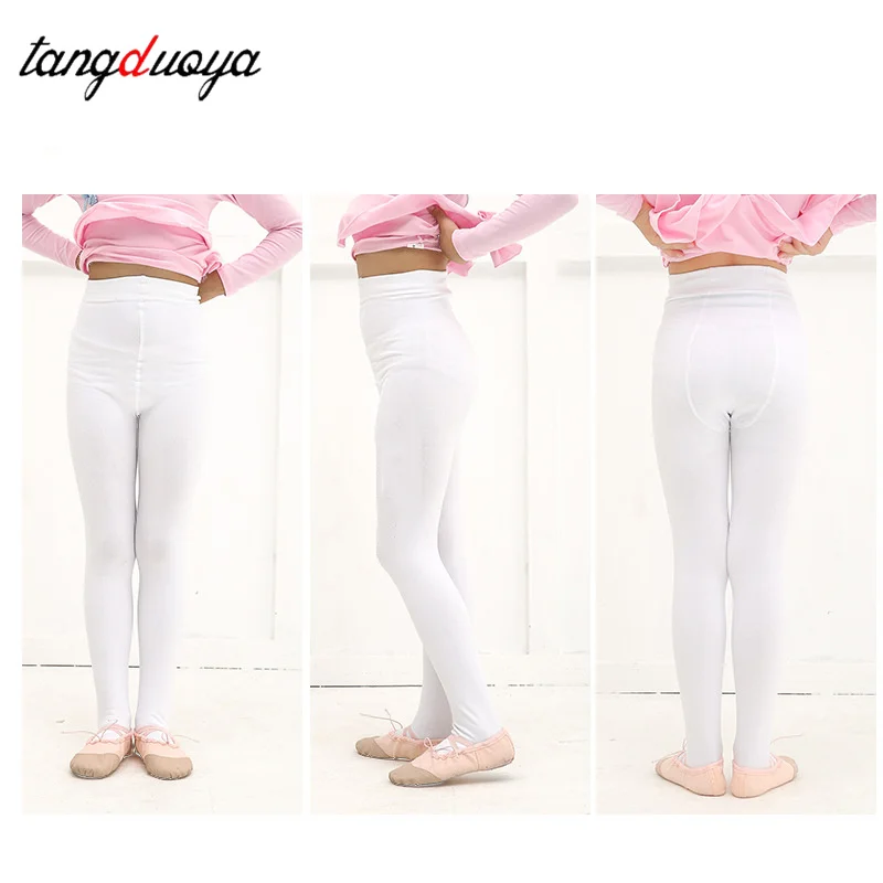 الخريف الشتاء الباليه الرقص جوارب طويلة ضيقة الفتيات القدمين لينة الفتيات جوارب مرونة جيدة الفتيات جوارب طويلة #1