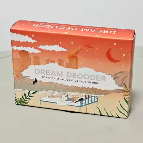 Dream Decoder Oracle Deck 60 Cards 10.4*7.3cm To Unlock Your Unconscious Interpret Archetypal Symbols From Your Dreams