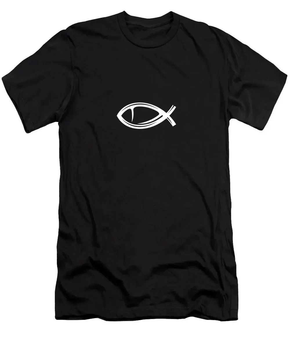 Jesus Fish Ichthys Christianity Religion Church Gift T-Shirt