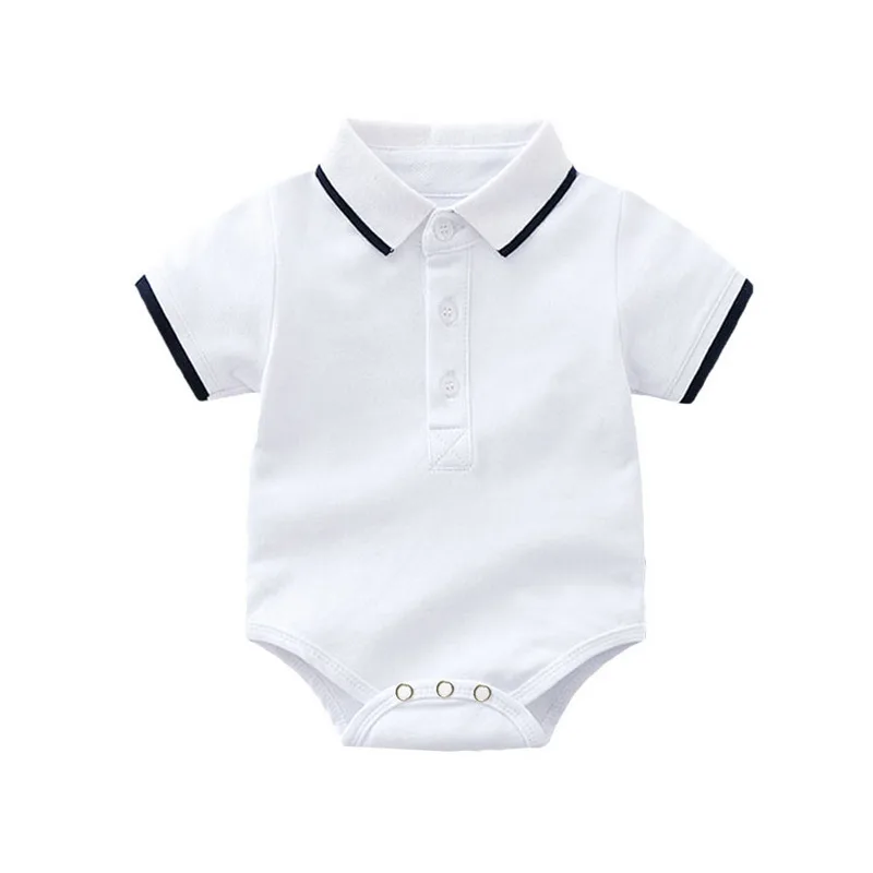 

Children's clothing short-sleeved boys Polo models, baby climbing clothes casual shorts set, children's Romper newborn