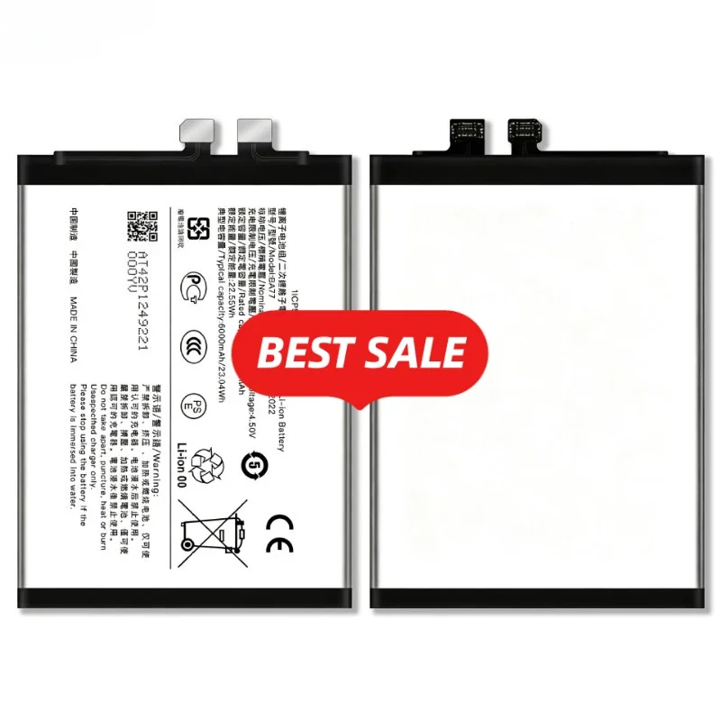BA77 for VIVO S20 Global Phone Battery 0 Cycle High Quality High Capacity Battery Replacement Bateria Grade A Cell with Tools