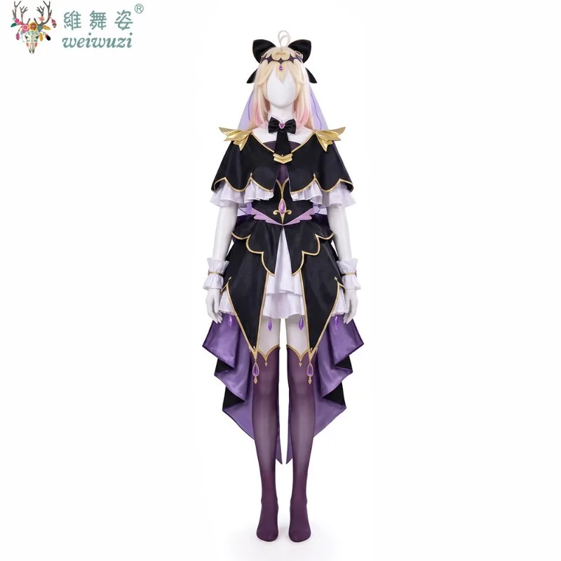 

Anime Moria Ruruka Star Detective Precure! Cure Arcana Shadow Sweet Lolita Dress Uniform Cosplay Costume Halloween Party Outfit