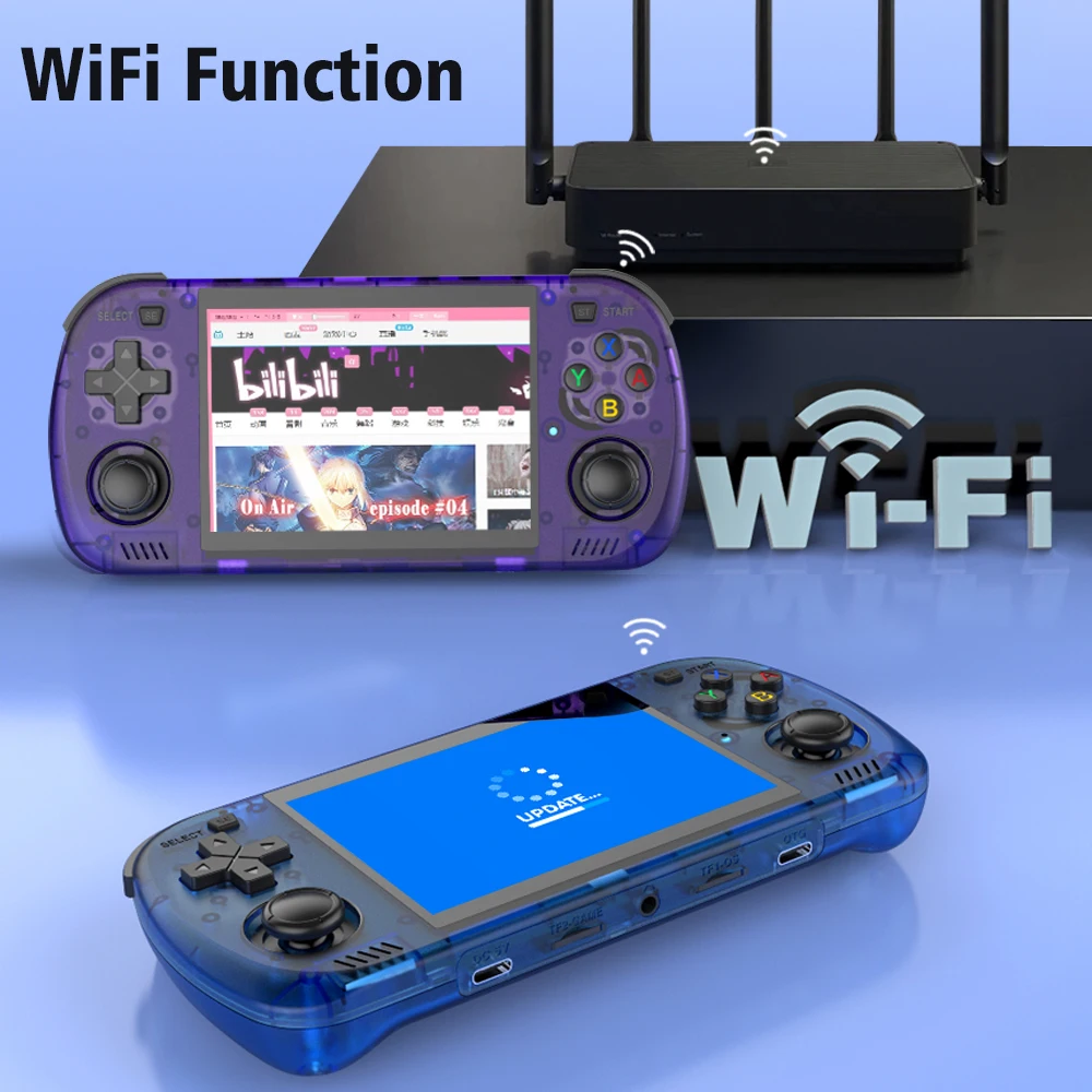 Console de jeu rétro R36H, système Open Source Linux, lecteur vidéo de poche portable, écran IPS 3.5 pouces, lecteur de jeu vidéo, nouveau  44