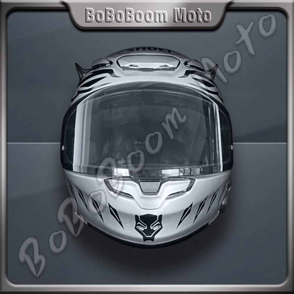 Motocicleta Capacete Logotipo Decal Riscos, Adesivos impermeáveis, Visor Kit, Acessórios decorativos, Shoei HJC, KYT, Arai, AGV