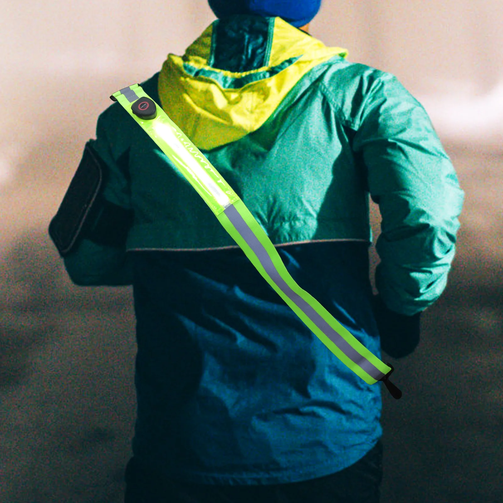 

Adjustable Safety Belt Reflective Band High Visibility Night Running Riding Walking Outdoor Reflective Strap Safety Belt