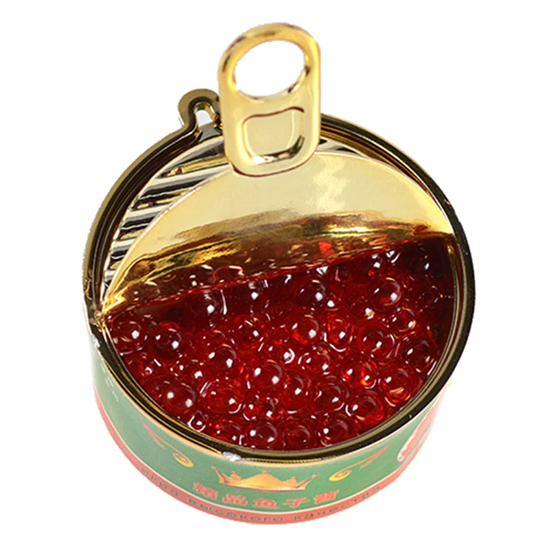 1 zestaw domek dla lalek Mini symulacja kawior konserwy owoce wołowina ryby jedzenie w puszce Model kuchnia otwarte puszki dom dla lalek miniaturowy