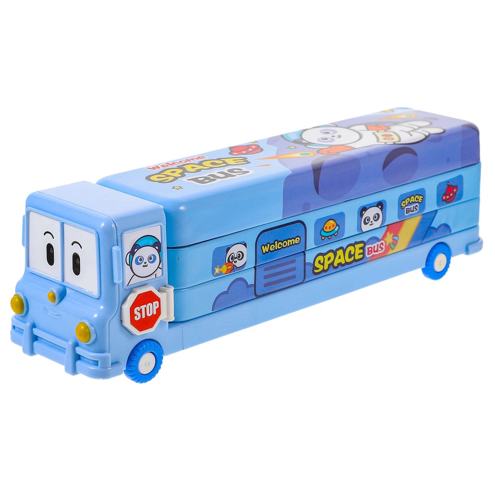 

Bus Pencil Toys Children’s Creative Case Container Pupils Kids Stationery Decor