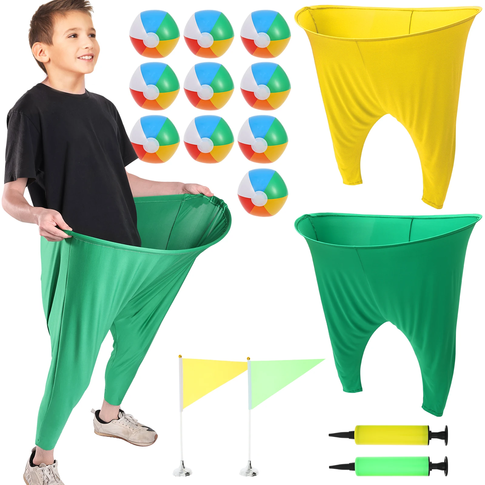 

2Pc Granny Pants Yard Game Ball Sensory Tossing Game Toy Funny Granny Pants Outdoor Yard Set Field Family Reunion Game for Party