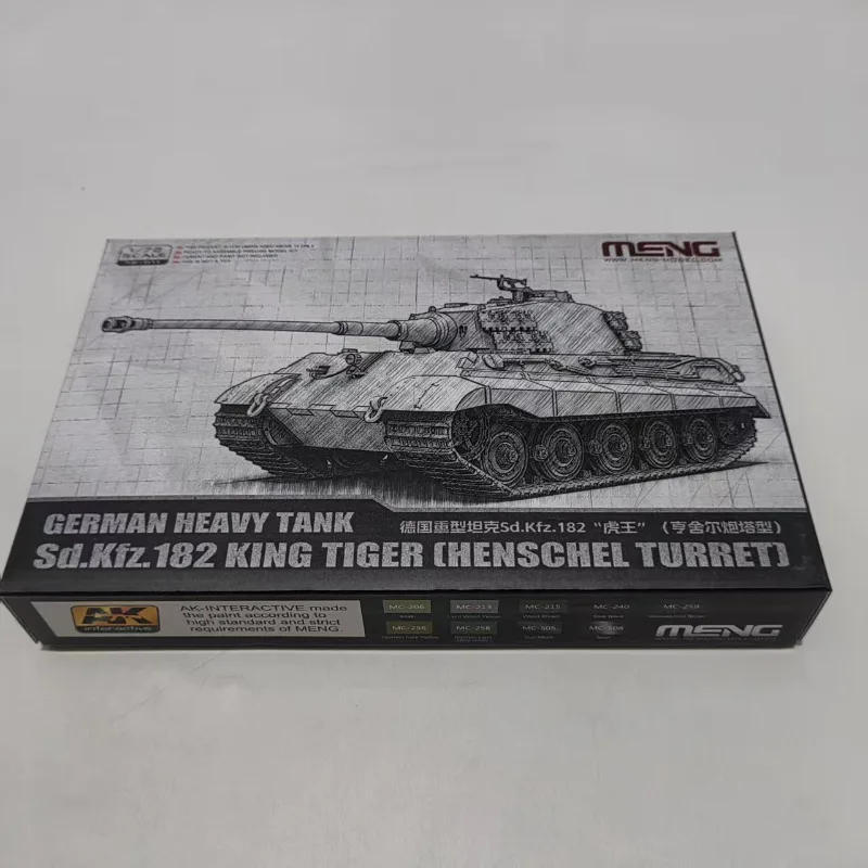 MENG 72-011 1/72 German Heavy Tank Sd.Kfz. 182 King Tiger(Henschel Turret) Kit Plastic Model Kit