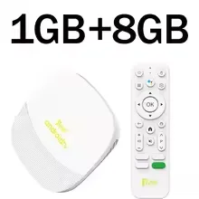 TV98 ATV MAX Smart TV Box Allwinner H313 2GB RAM 16GB ROM Android 14 8K HDR 2.4G&5G Dual-Band WiFi BT5.0 Met Spraakafstandsbediening