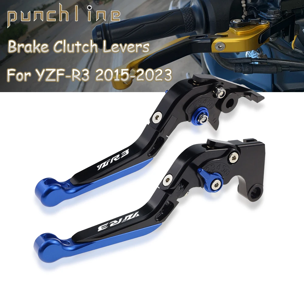 

Fit YZF-R3 Clutch Levers For YZFR3 YZF R 3 R3 2015-2023 Folding Extendable Brake Handles