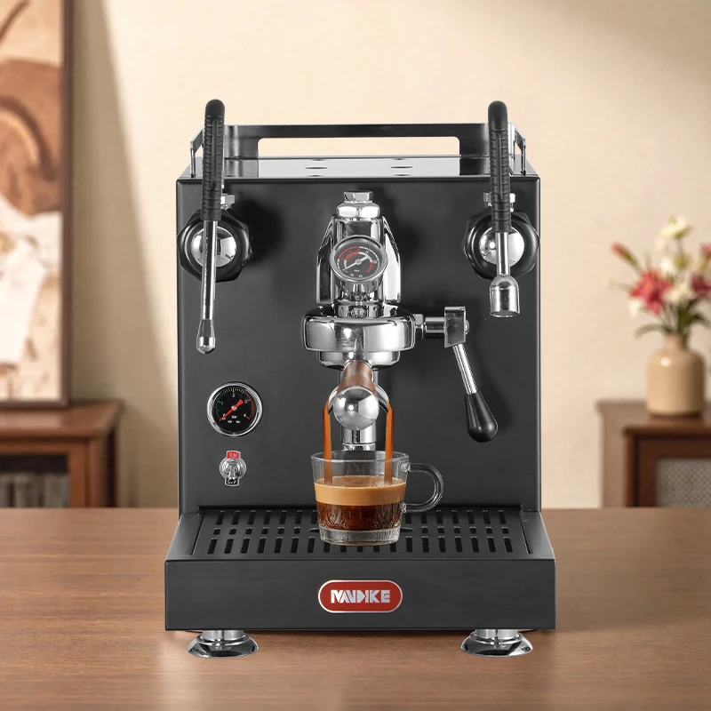 

Professional Commercial Espresso Coffee Maker New Stainless Steel Model Hot Water System For Coffee Shops EU Plug Electric Power