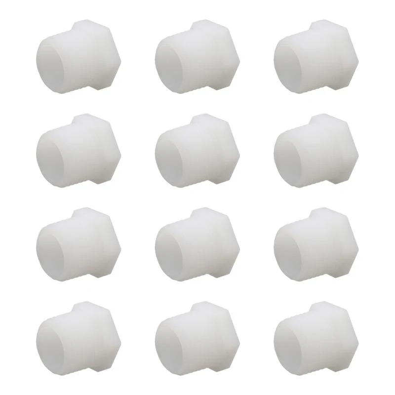 547B 12Pcs Water Heater Drain Plug 1/2 NPT Plugs Replacement Plug PVC Drain Plug