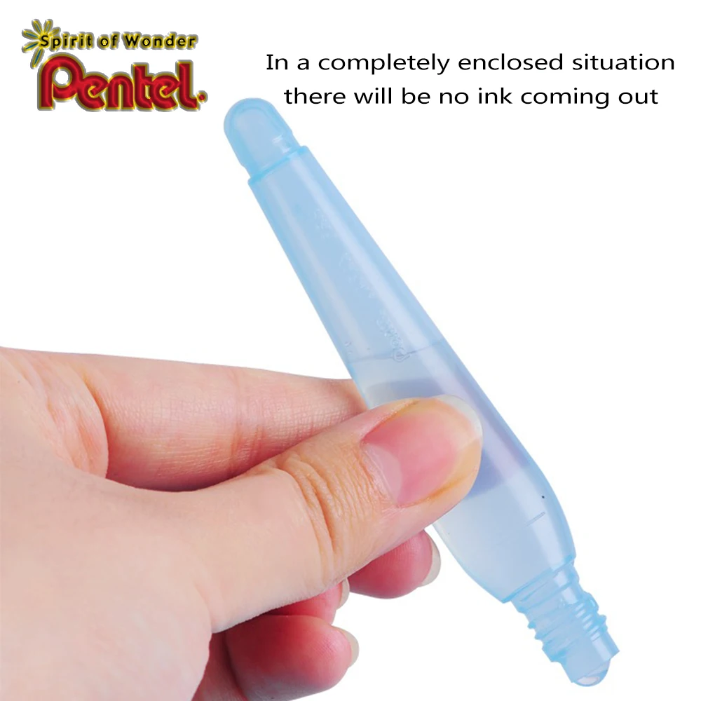 1 قطعة Pentel اليابان قلم مياه الصنبور قابل للذوبان في الماء الرصاص الصلبة الصباغ سعة كبيرة تخزين المياه القلم الفن اللوحة القرطاسية