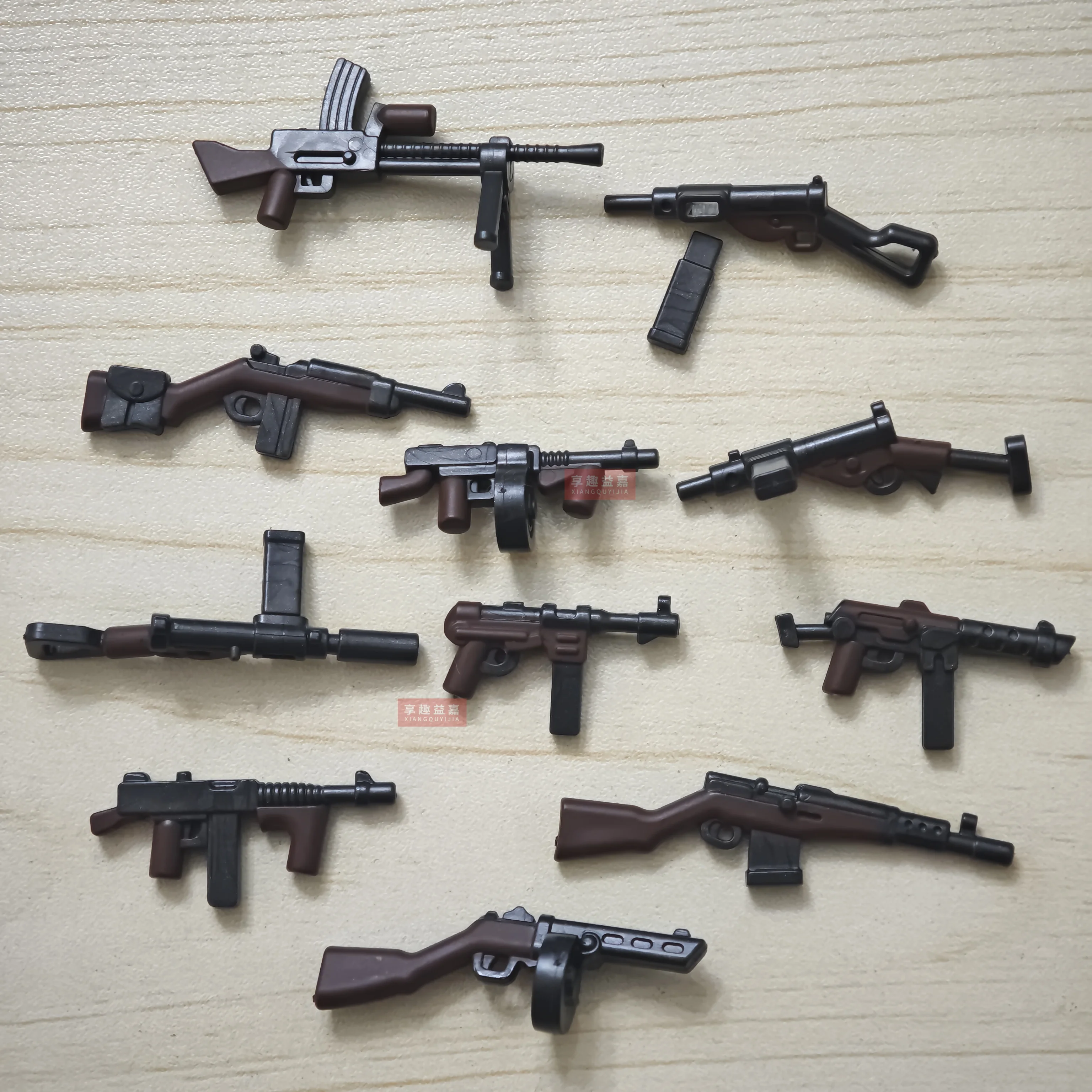 Military WW2 Guns Soldier MOC SWAT City Playmobil Mini Action Figures Army Police German 98K Parts Building Bricks Toys - view 3