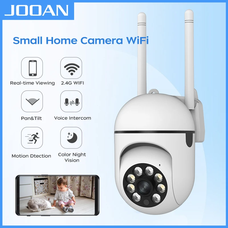 JOOAN Wifi IP كاميرا مراقبة أمن الوطن كاميرا متحركة 5X كاميرات التكبير تتبع السيارات اتجاهين الصوت HD كاميرا ملونة ليلية