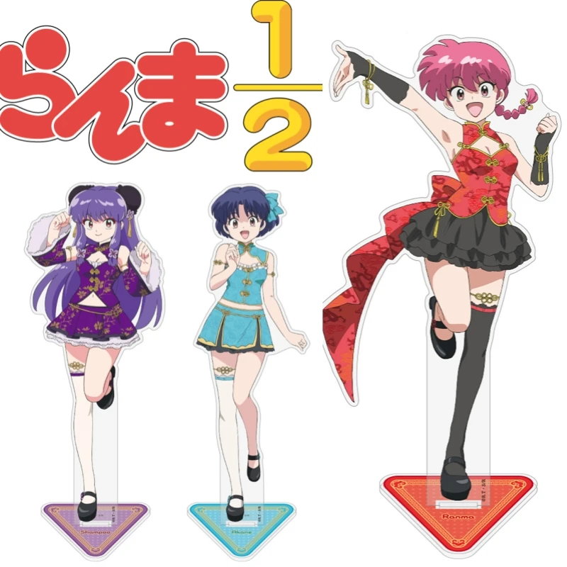 Nibun No Ichi soporte acrílico Tendo champú Ranma Saotome modelo placa escritorio figura exhibición Anime Ranma 1/2 colección periférica