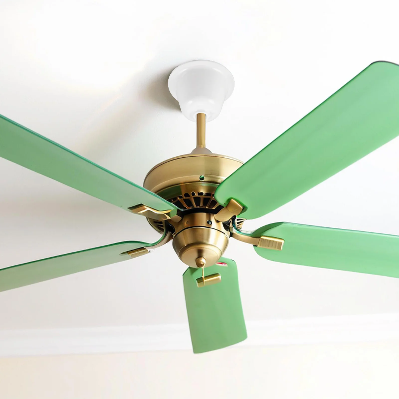 

Plastic Ceiling Fan Grime Canopy Cover for Home Bathroom Living Room Use - Universal Protection Accessory Replacement