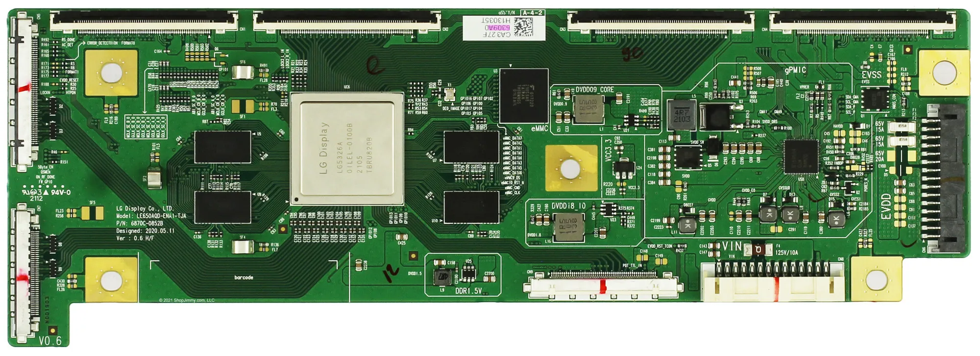 6870C-0852A 6870C-0852B 6871L-6309A 6871L-6411B 6871L-6460A 6871L-6309E T-con Board for 55'' 65'' 55 inch 65 inch TV Logic Board