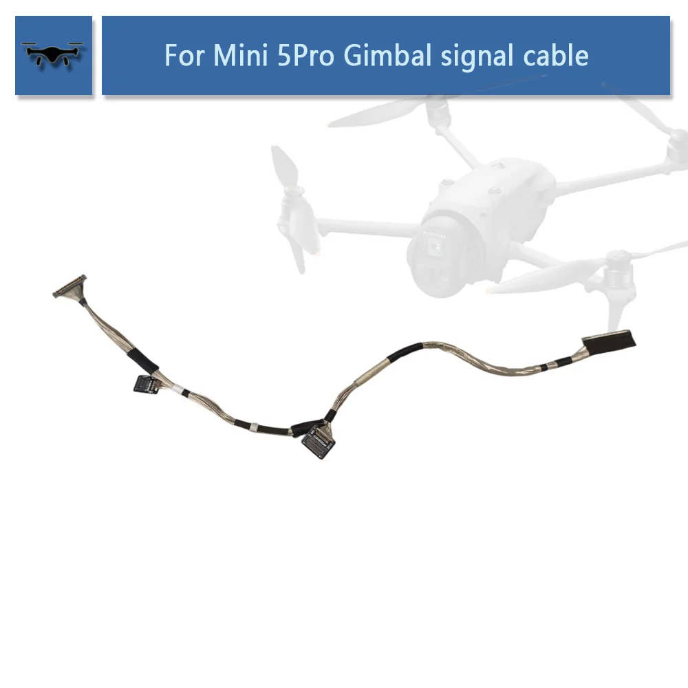 Câble de signal pour nacelle DJI Mini 5 Pro, câble coaxial de transmission flexible pour Mini 5 Pro, pièces de réparation de nacelle de drone, original, neuf