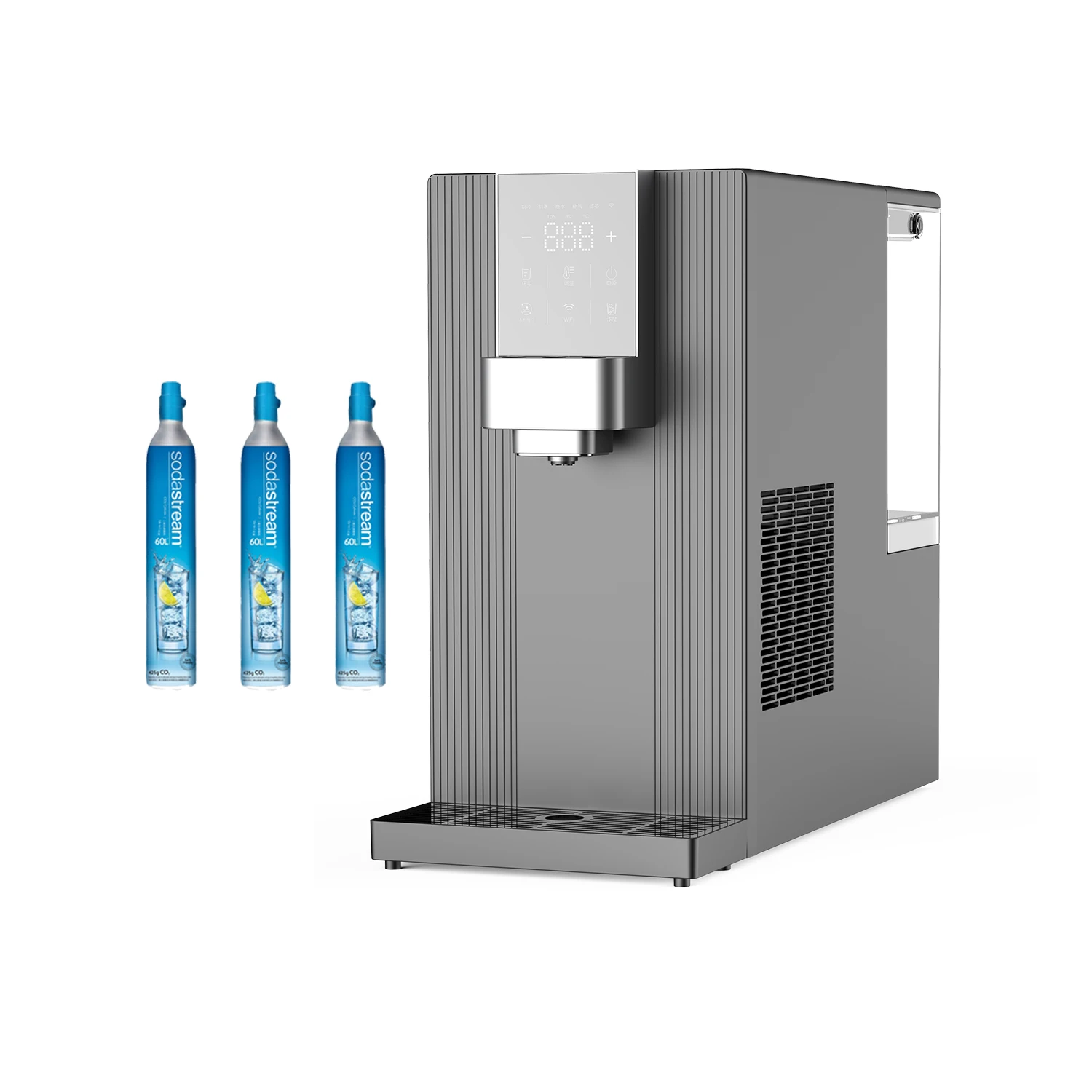

Smart Home Appliance, Portable Compact All in One Hot Cold Sparkling Soda Maker Water Purifier with Wifi, Cold Water Dispenser