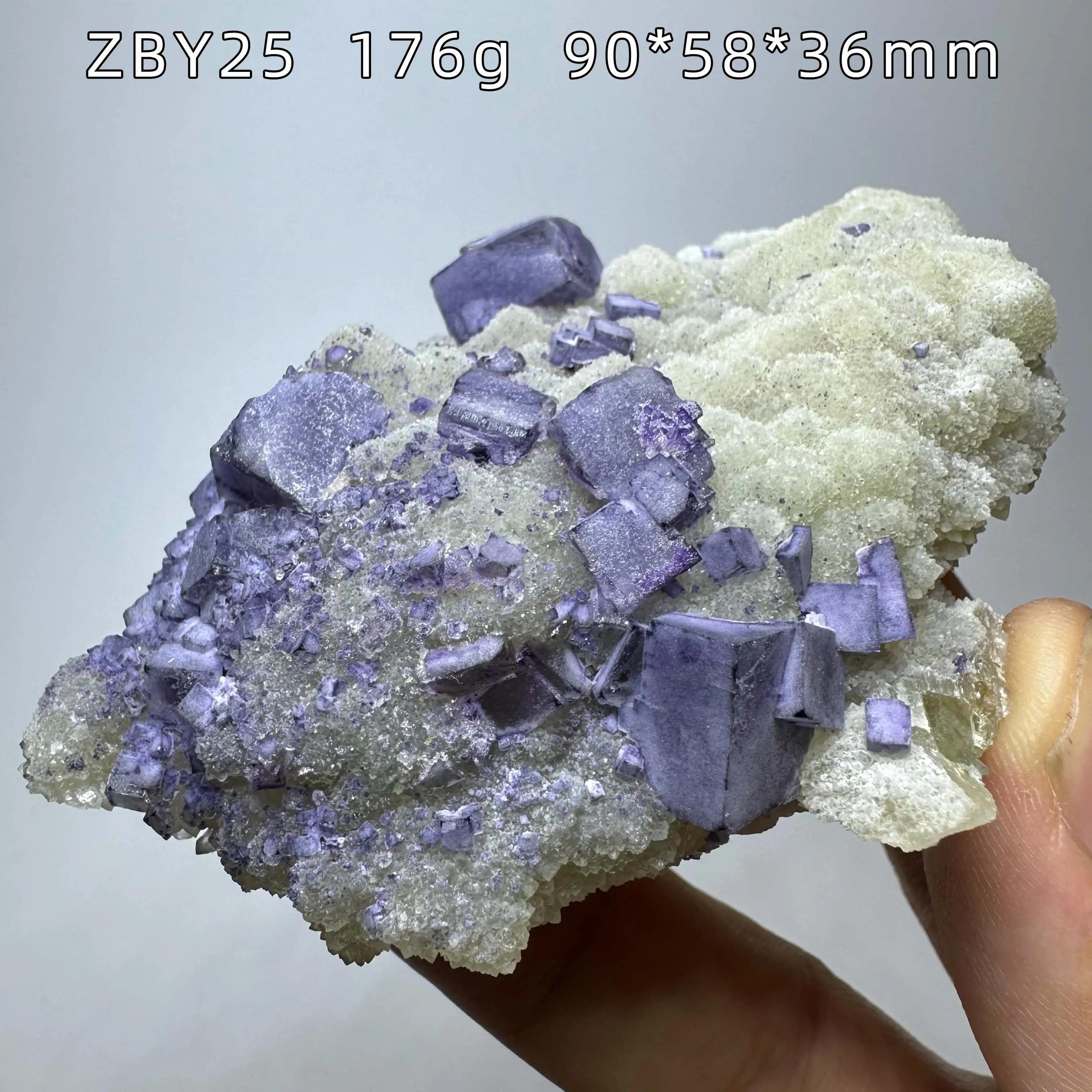 Natural Purple Black QR Code Border Fluorite Crystal Cluster Rare Mineral Specimen Raw Reiki Healing Stone Home Decoration Gift