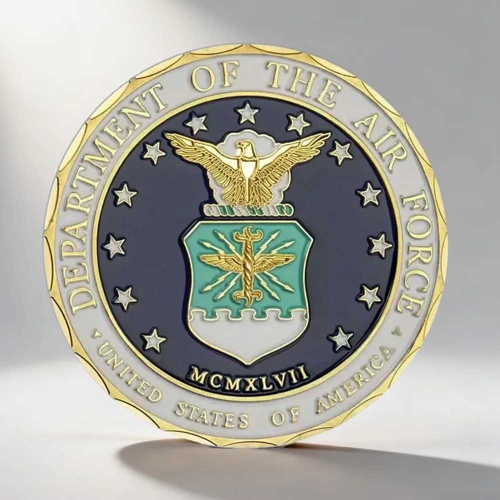 U.S Air Force Combat Control Team Gold Plated Souvenir Coins Department of The Air Force Commemorative Coin
