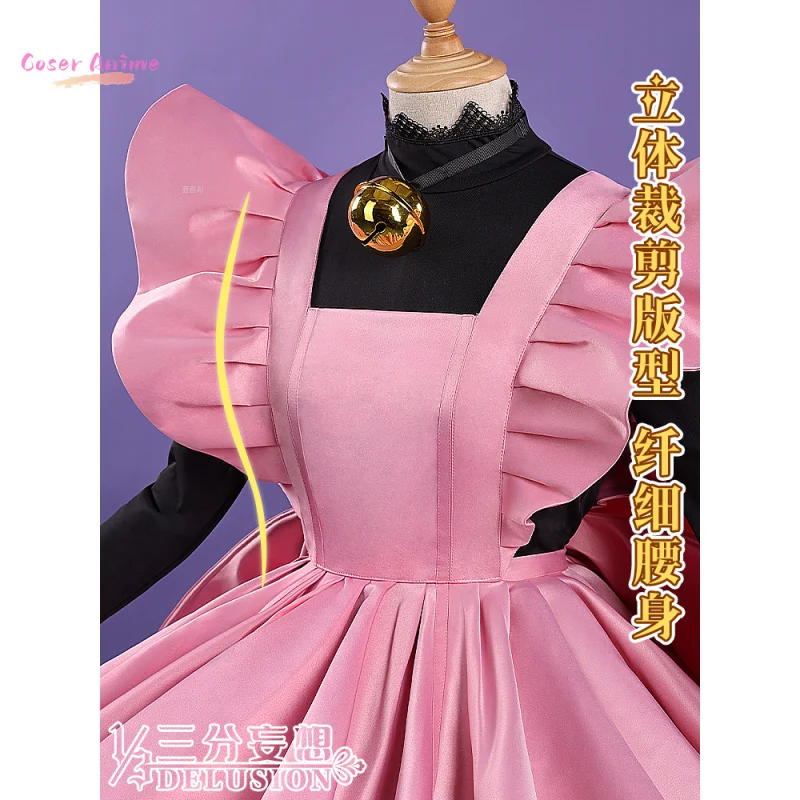 Kinomoto Sakura Cosplay Anime kostium Card Captor Sakura kobiety Halloween śliczna czarna różowa sukienka ogon uszu