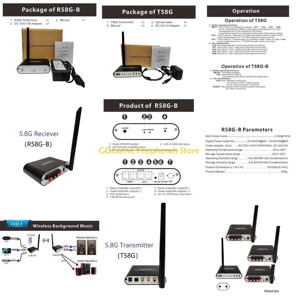 U55B Audios Receive…