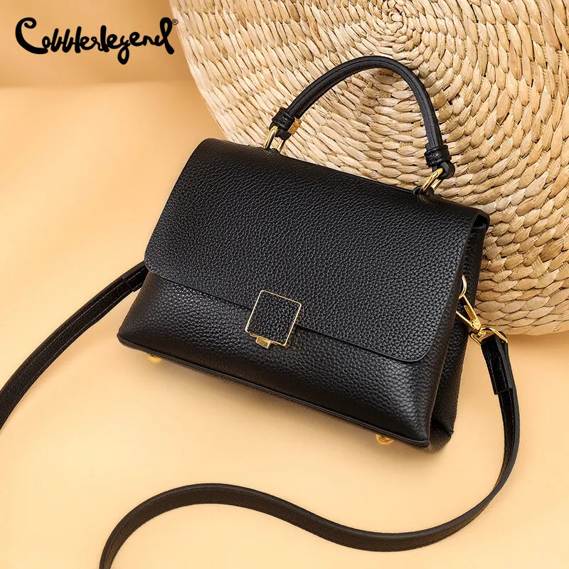 Handbag for Women Genuine Leather Luxury Ladies Brand Messenger Tote Sac Soft Leather Zero Wallet Shoulder Crossbody Bag