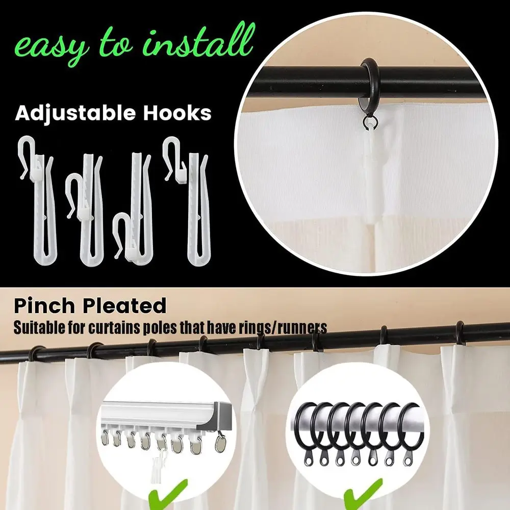 ผ้าม่านจีบแบบกรองแสงสีขาวนวล 66 กว้าง x 102 ยาว สำหรับห้องนั่งเล่นและห้องนอน เหมาะสำหรับประตูบานเลื่อน