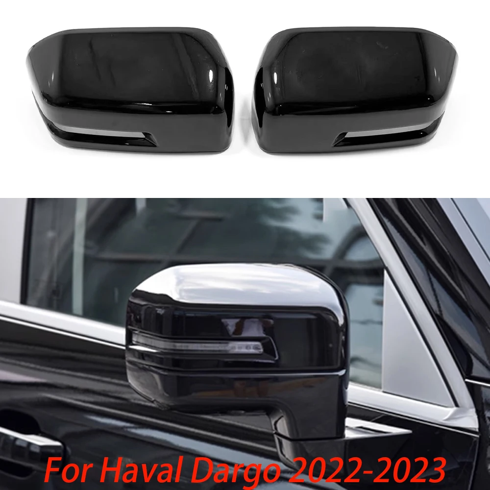 Car Accessories For GMW Haval Dargo 2023 2022 2021 2020 Side Door Mirror Cover Auto Stickers Chrome Rearview Guard