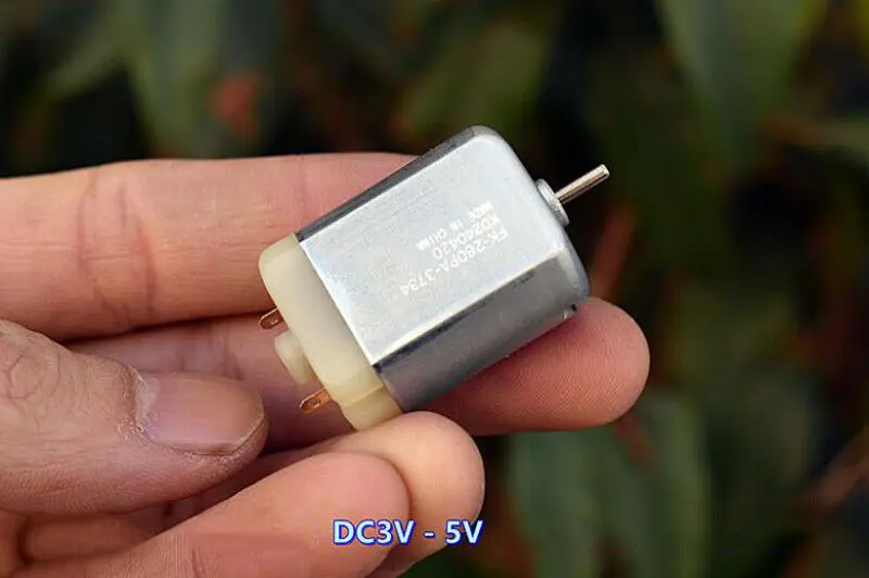 24mm Mini MABUCHI FK-280PA-3734 DC 3V 3.7V 5V 22000RPM High Speed Micro 280 Electric Spindle Motor 2mm Shaft DIY Toy Car Boat