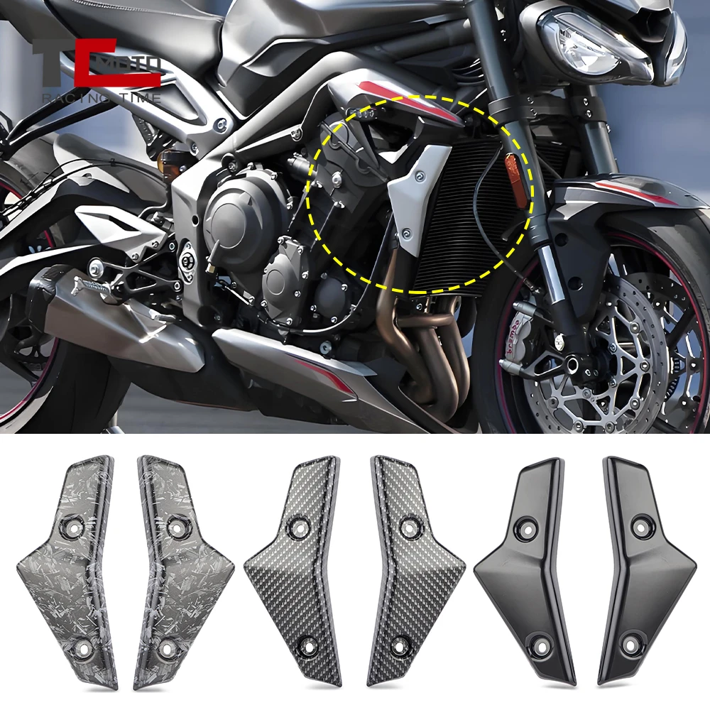 Radiator Side Cover Cap Panel Fairing For Triumph Street Triple 765 RS 765R 2020 2021 2022 Motorcycle Accessories Fairing