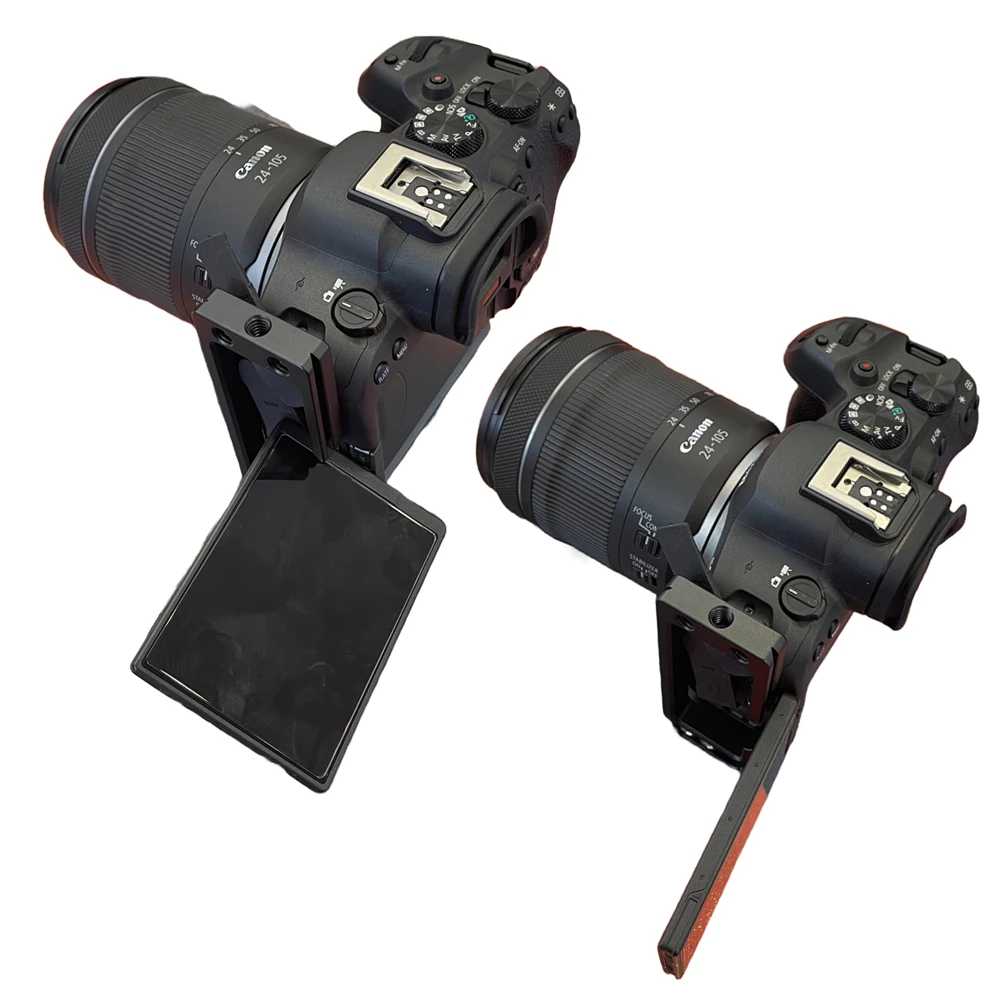 อเนกประสงค์อย่างแท้จริงขาตั้งกล้องแบบตั้งเร็วแบบ L สำหรับ Canon R7 R10 SONY A7R V Fuji XT5 X-H2S XH2 Nikon Z8กล้อง OM5 Z30
