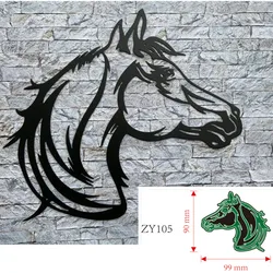 Metal Cutting Dies animal horse Decoration Scrapbook Paper Craft Knife Mould Blade Punch Stencils