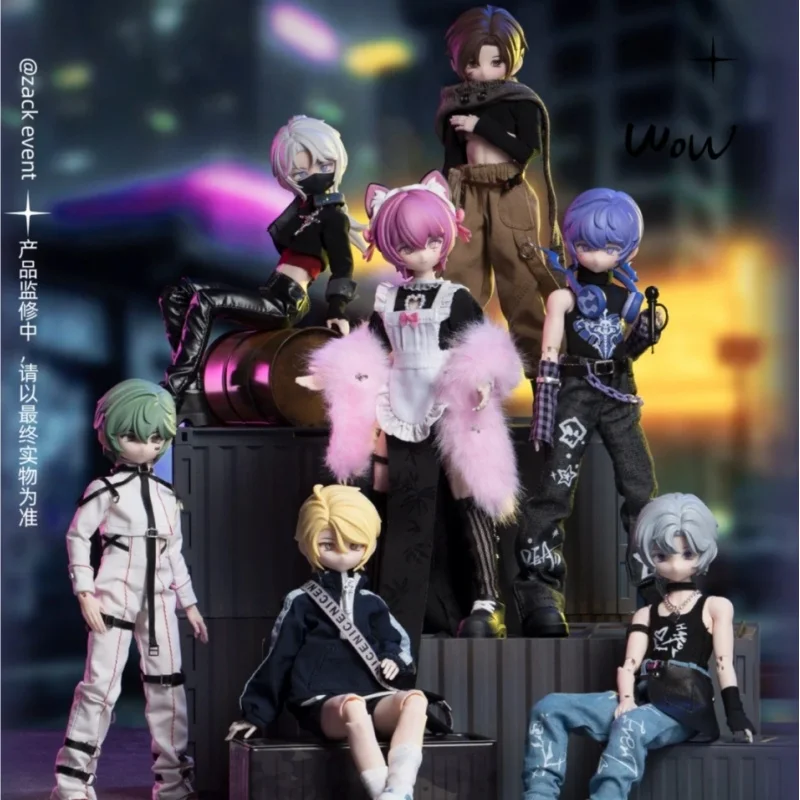 

Official Zach Incident BJD Blind Box Series - 1/8 Scale Articulated PVC Doll Cute Poseable Collectible Figure
