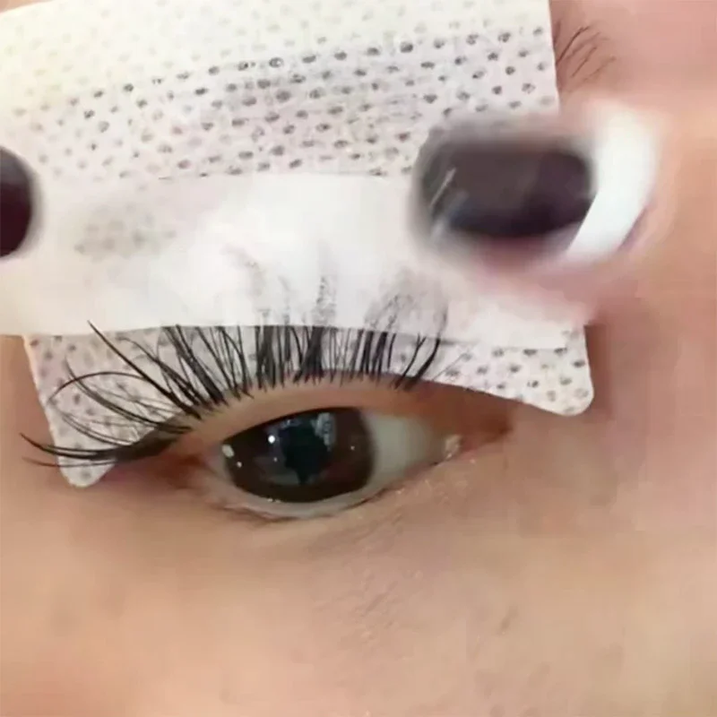 40Pcs Disposable Cotton Eyelashes Patch Sticker For Removing Eyelashes Eyeshadow Shields Eye Pads Patch Eyelash Extension Makeup