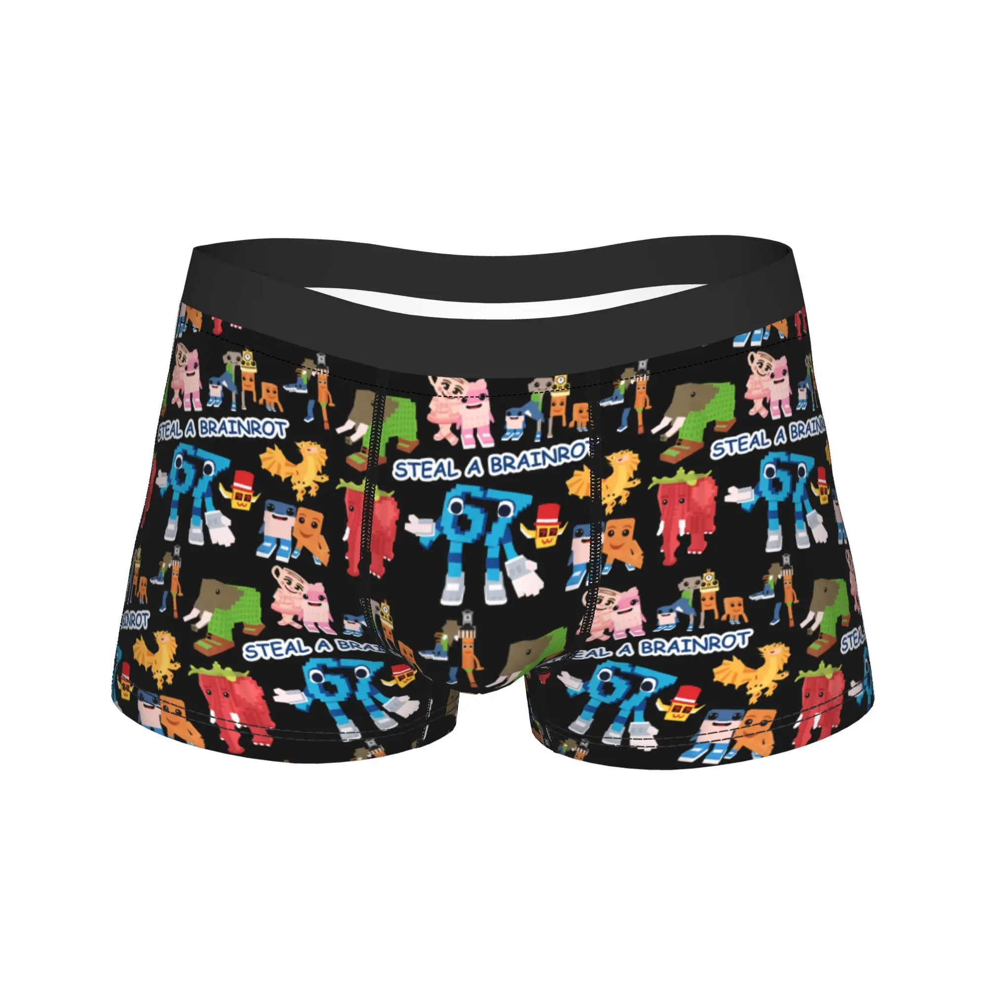 

Мужское нижнее белье Bruh Steal a Brainrot 67, трусы-боксеры Brainrot Meme, шорты, мягкие трусы для мужчин, большие размеры