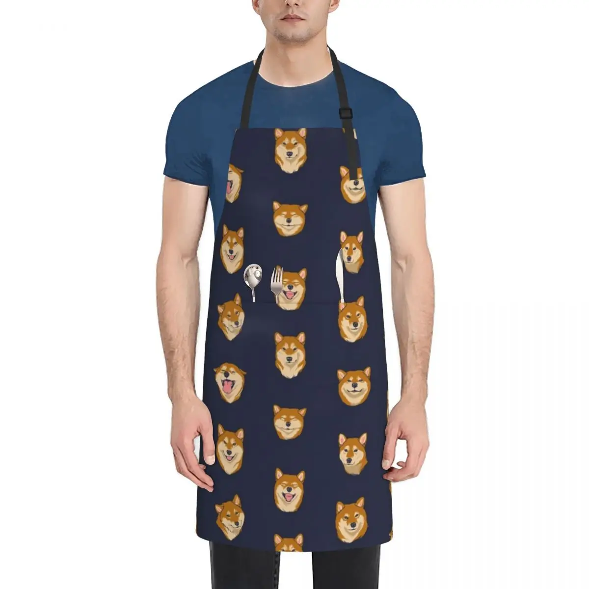 

Shibas for days. Apron carpenter kitchen woman Apron
